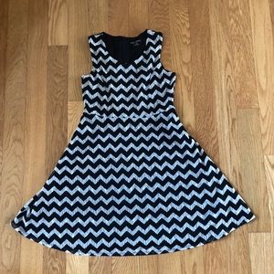 Girls’ Xhilaration Black and Cream Lace Dress